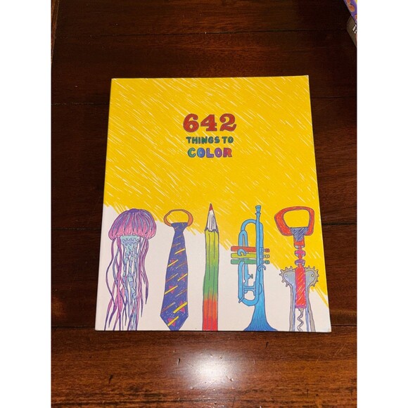642 things to color coloring book - Picture 1 of 3